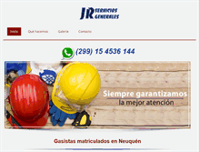 Tablet Screenshot of gasyserviciosneuquen.com